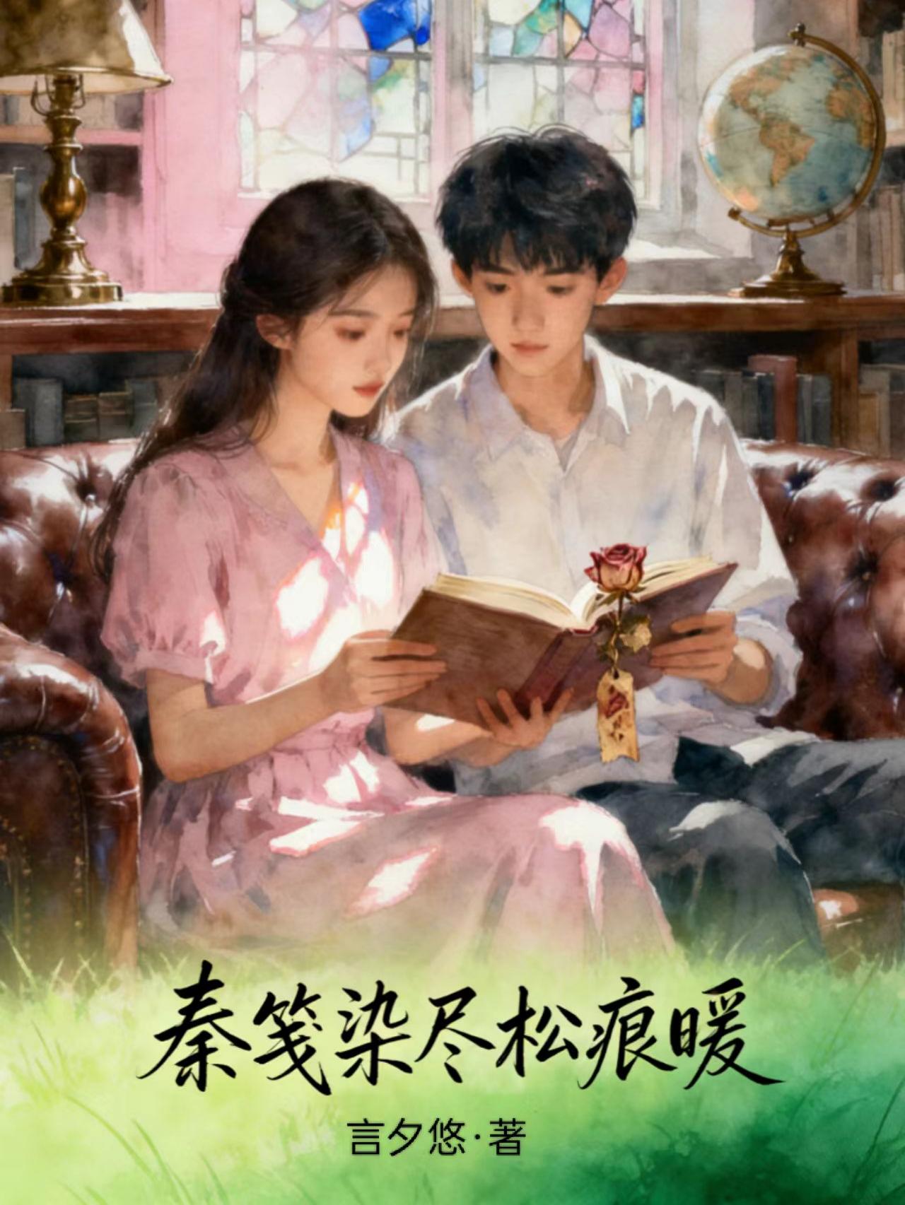 秦笺染尽松痕暖