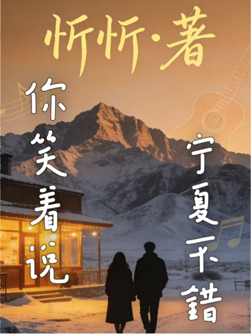 你笑着说：宁夏不错