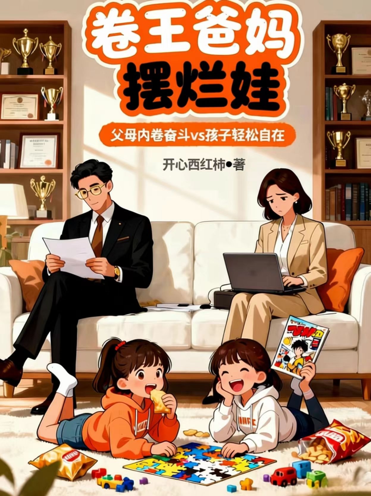 卷王父母摆烂娃