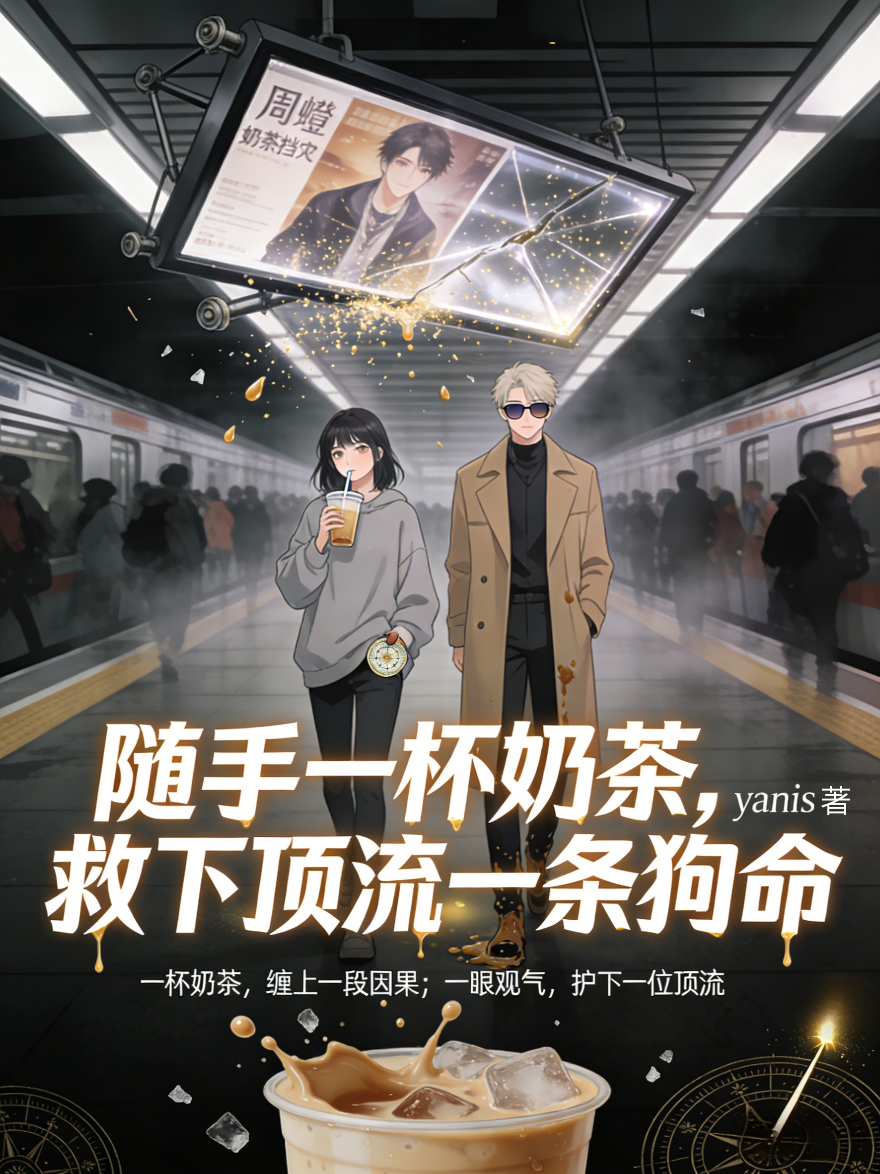 随手一杯奶茶，救下顶流一条狗命